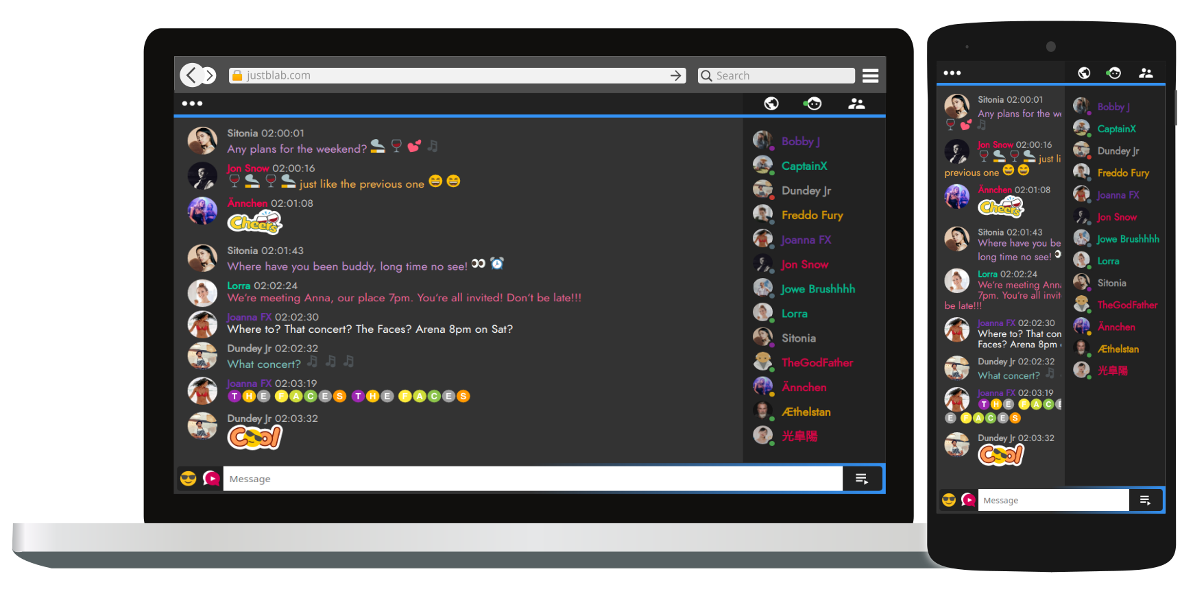 Blab Chat Systems